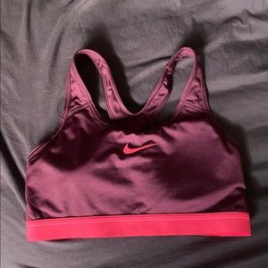 Nike dri fit sports bra
